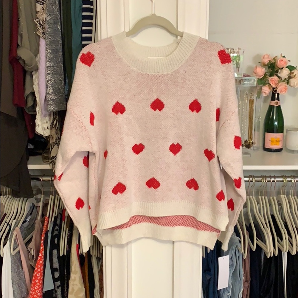 Heart sweater